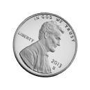 penny with Abraham Lincoln's head